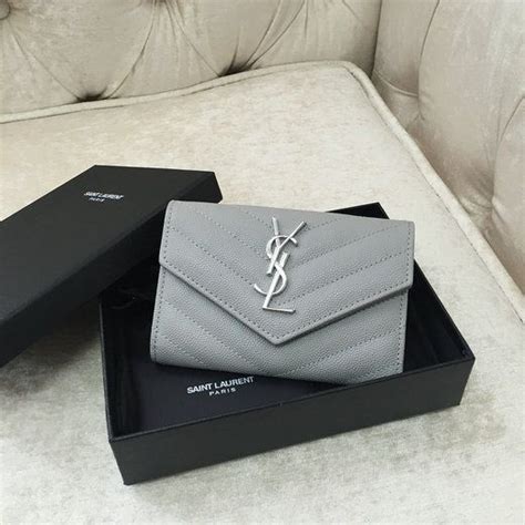 small monogram envelope wallet ysl|ysl wallet woman.